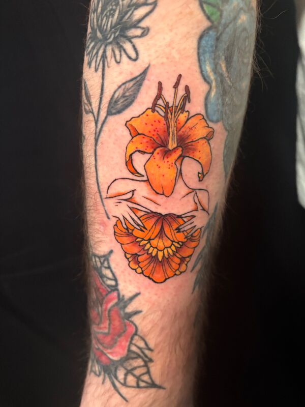 Traditional Sleeve Tattoo