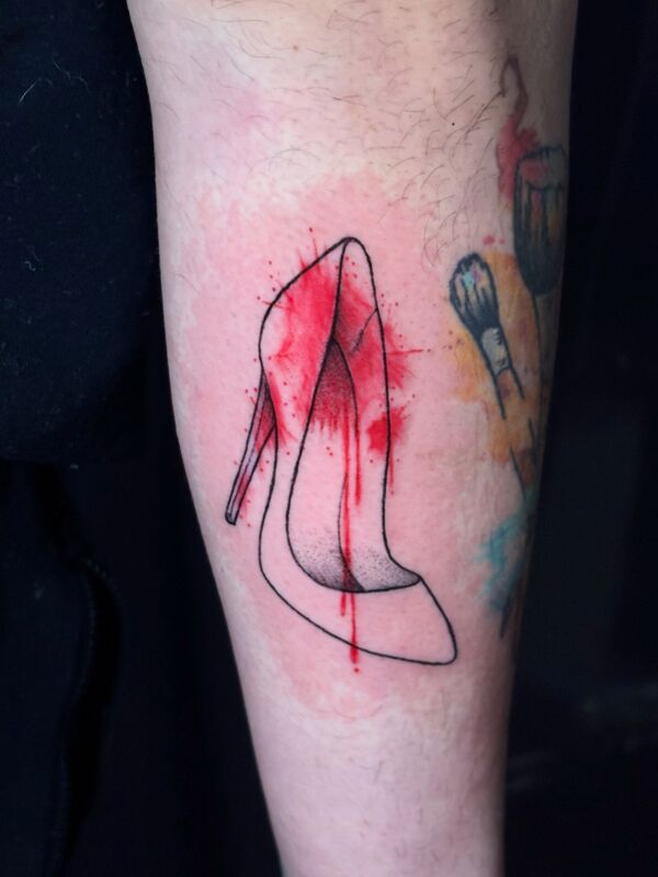 Geometric Dotwork Tattoo